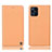 Custodia Portafoglio In Pelle Cover con Supporto H21P per Oppo Find X3 5G Arancione