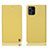 Custodia Portafoglio In Pelle Cover con Supporto H21P per Oppo Find X3 5G Giallo