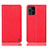 Custodia Portafoglio In Pelle Cover con Supporto H21P per Oppo Find X3 5G Rosso