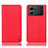 Custodia Portafoglio In Pelle Cover con Supporto H21P per Oppo K10 5G Rosso