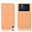 Custodia Portafoglio In Pelle Cover con Supporto H21P per Oppo K9 Pro 5G Arancione