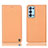 Custodia Portafoglio In Pelle Cover con Supporto H21P per Oppo Reno6 Pro 5G Arancione