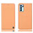 Custodia Portafoglio In Pelle Cover con Supporto H21P per Oppo Reno6 Pro 5G India Arancione