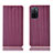 Custodia Portafoglio In Pelle Cover con Supporto H23P per Oppo A55S 5G Rosso Rosa