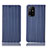 Custodia Portafoglio In Pelle Cover con Supporto H23P per Oppo A94 5G Blu