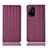 Custodia Portafoglio In Pelle Cover con Supporto H23P per Oppo F19 Pro+ Plus 5G Rosso Rosa