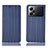 Custodia Portafoglio In Pelle Cover con Supporto H23P per Oppo K10 Pro 5G Blu