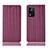 Custodia Portafoglio In Pelle Cover con Supporto H23P per Oppo K9X 5G Rosso Rosa