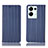 Custodia Portafoglio In Pelle Cover con Supporto H23P per Oppo Reno8 Pro+ Plus 5G Blu