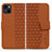 Custodia Portafoglio In Pelle Cover con Supporto HF1 per Apple iPhone 14