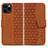 Custodia Portafoglio In Pelle Cover con Supporto HF1 per Apple iPhone 14 Pro