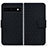 Custodia Portafoglio In Pelle Cover con Supporto HF1 per Google Pixel 7a 5G Nero