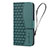 Custodia Portafoglio In Pelle Cover con Supporto HF2 per Apple iPhone 14 Verde