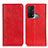 Custodia Portafoglio In Pelle Cover con Supporto K01Z per Oppo Reno5 A Rosso