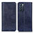 Custodia Portafoglio In Pelle Cover con Supporto K01Z per Oppo Reno6 5G Blu
