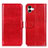 Custodia Portafoglio In Pelle Cover con Supporto K01Z per Samsung Galaxy A04E Rosso