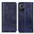 Custodia Portafoglio In Pelle Cover con Supporto K01Z per Xiaomi Poco M4 5G Blu
