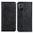Custodia Portafoglio In Pelle Cover con Supporto K01Z per Xiaomi Poco M4 5G Nero