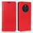 Custodia Portafoglio In Pelle Cover con Supporto K02 per Huawei Mate 40E Pro 5G Rosso