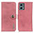 Custodia Portafoglio In Pelle Cover con Supporto K02Z per Motorola Moto G 5G (2023) Rosa