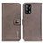 Custodia Portafoglio In Pelle Cover con Supporto K02Z per Oppo A95 4G Grigio