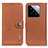 Custodia Portafoglio In Pelle Cover con Supporto K02Z per Xiaomi Mi 14 5G Marrone