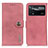 Custodia Portafoglio In Pelle Cover con Supporto K02Z per Xiaomi Redmi Note 11E Pro 5G Rosa