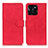 Custodia Portafoglio In Pelle Cover con Supporto K03Z per Huawei Honor X8b Rosso
