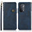 Custodia Portafoglio In Pelle Cover con Supporto K03Z per OnePlus Nord N200 5G Blu