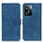 Custodia Portafoglio In Pelle Cover con Supporto K03Z per Oppo A57 4G Blu