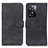 Custodia Portafoglio In Pelle Cover con Supporto K03Z per Oppo A77 4G Nero