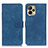 Custodia Portafoglio In Pelle Cover con Supporto K03Z per Realme 9i 5G Blu