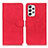 Custodia Portafoglio In Pelle Cover con Supporto K03Z per Samsung Galaxy A23 5G Rosso