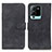 Custodia Portafoglio In Pelle Cover con Supporto K03Z per Vivo V25 Pro 5G Nero