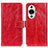 Custodia Portafoglio In Pelle Cover con Supporto K04Z per Huawei Nova 11 Rosso
