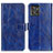 Custodia Portafoglio In Pelle Cover con Supporto K04Z per Motorola ThinkPhone 5G Blu