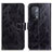 Custodia Portafoglio In Pelle Cover con Supporto K04Z per OnePlus Nord N200 5G Nero