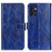Custodia Portafoglio In Pelle Cover con Supporto K04Z per Oppo Find X5 Lite 5G Blu