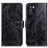 Custodia Portafoglio In Pelle Cover con Supporto K04Z per Oppo K9 Pro 5G Nero