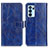 Custodia Portafoglio In Pelle Cover con Supporto K04Z per Oppo Reno6 Pro 5G India Blu