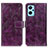 Custodia Portafoglio In Pelle Cover con Supporto K04Z per Realme 9i 4G Viola