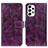 Custodia Portafoglio In Pelle Cover con Supporto K04Z per Samsung Galaxy A23 5G Viola