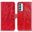 Custodia Portafoglio In Pelle Cover con Supporto K04Z per Samsung Galaxy M13 4G Rosso