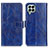 Custodia Portafoglio In Pelle Cover con Supporto K04Z per Samsung Galaxy M33 5G Blu