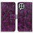 Custodia Portafoglio In Pelle Cover con Supporto K04Z per Samsung Galaxy M33 5G Viola