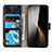 Custodia Portafoglio In Pelle Cover con Supporto K04Z per Samsung Galaxy XCover 6 Pro 5G