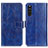 Custodia Portafoglio In Pelle Cover con Supporto K04Z per Sony Xperia 10 III Blu