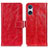 Custodia Portafoglio In Pelle Cover con Supporto K04Z per Sony Xperia 5 V Rosso