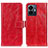 Custodia Portafoglio In Pelle Cover con Supporto K04Z per Vivo Y77e t1 Rosso