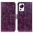 Custodia Portafoglio In Pelle Cover con Supporto K04Z per Xiaomi Mi 12 Lite NE 5G Viola